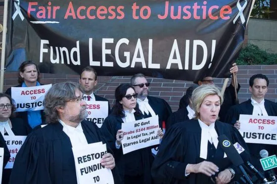 Campaigners calling for fair access to justice