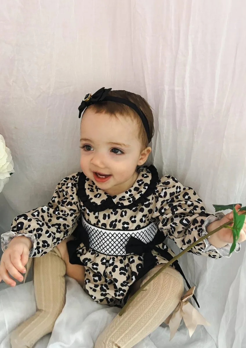 Delilah Rai sitting in supportive chair