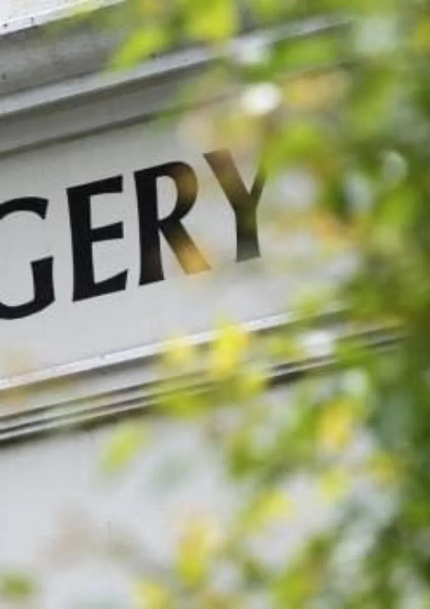 Surgery sign outside GP practice