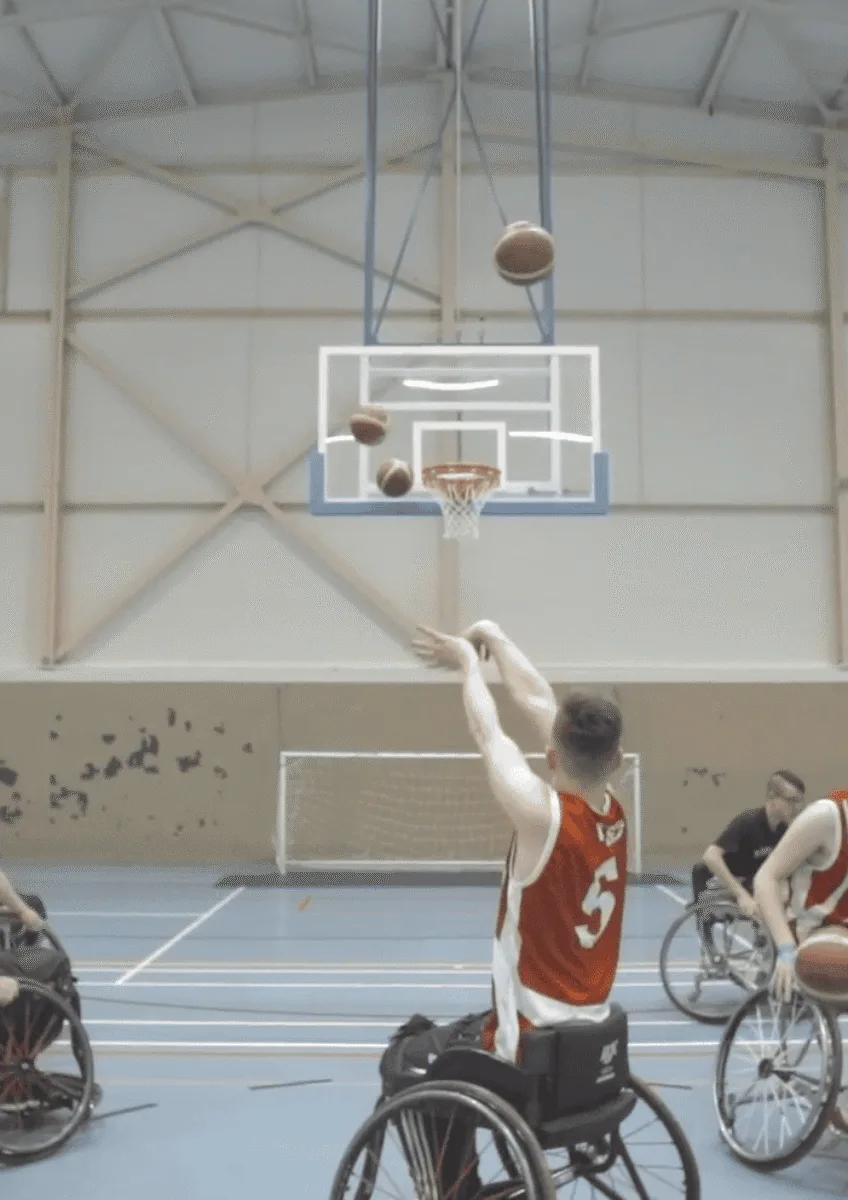 Jack playing Basketball