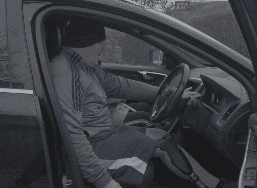 Darren driving