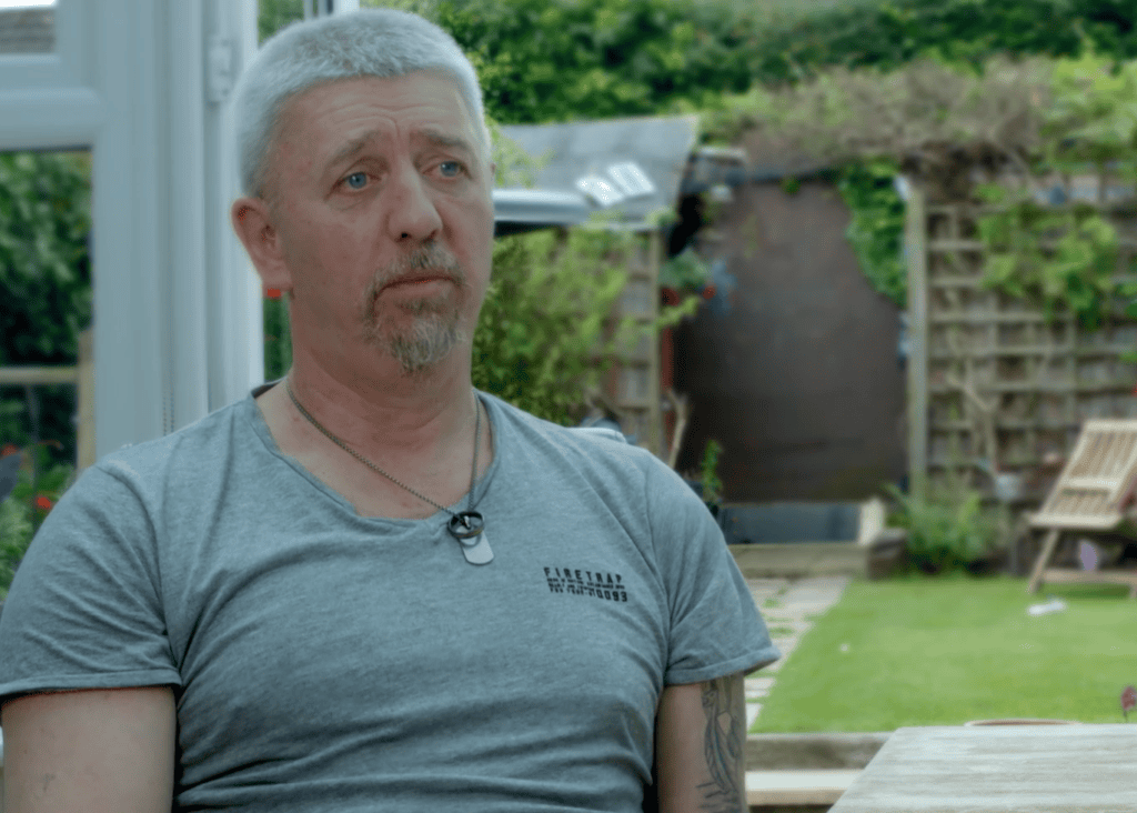 Dave sat talking