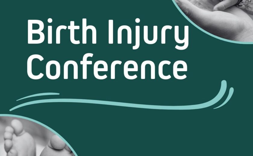 Birth Injury Conference event poster