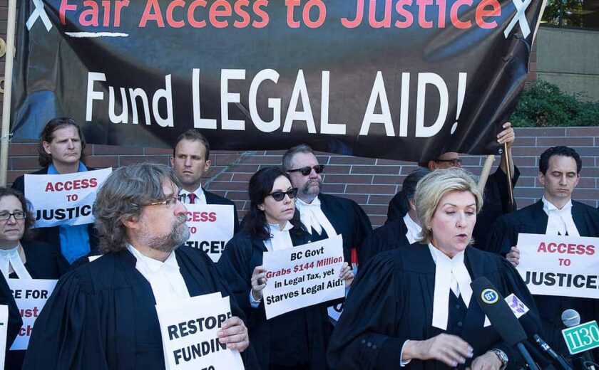 Campaigners calling for fair access to justice