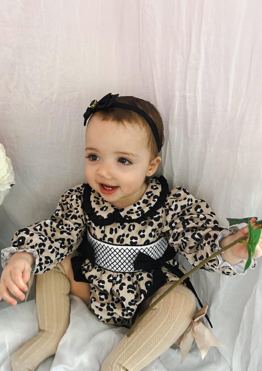 Delilah Rai sitting in supportive chair