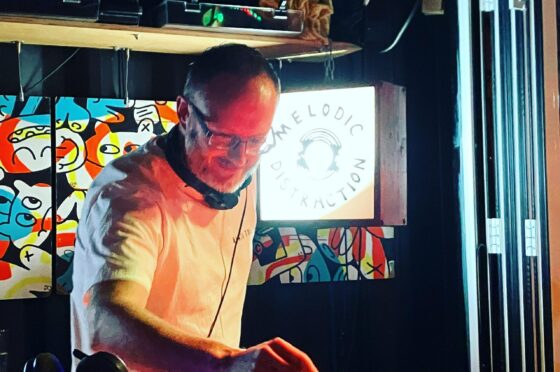 DJ performing at event