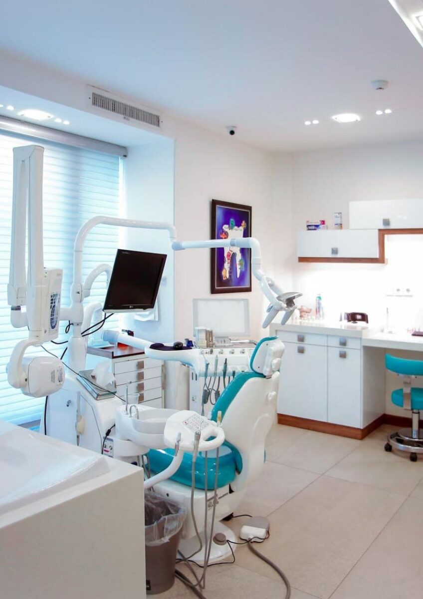 Empty dental surgery treatment room