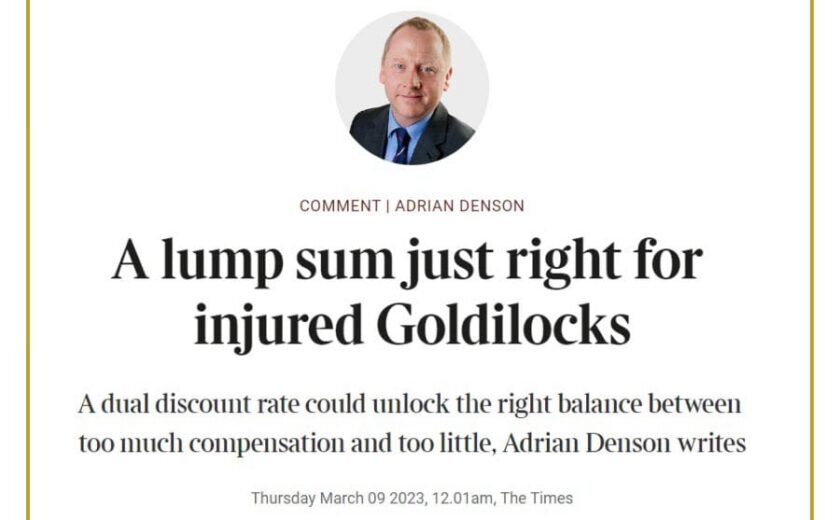 The Times article graphic about injured Goldilocks