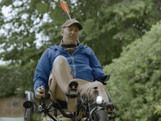 Dave cycling