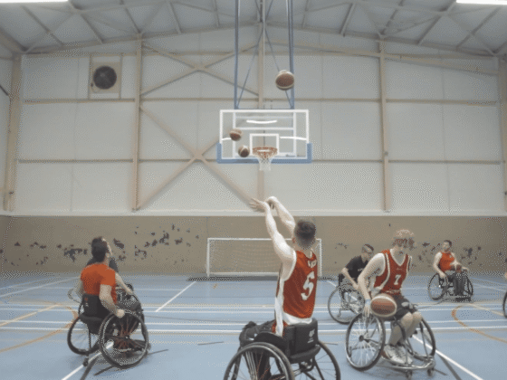 Jack playing Basketball