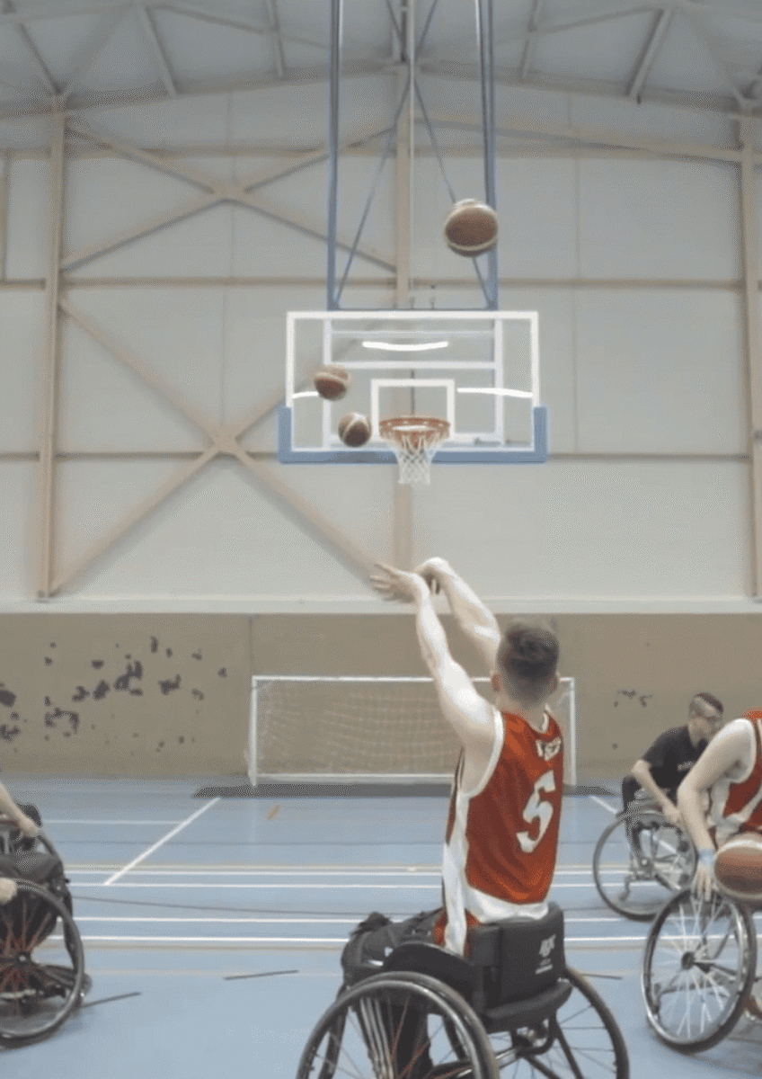 Jack playing Basketball